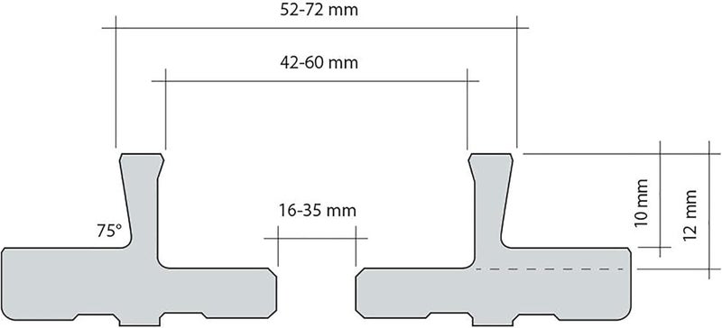 BMTURNING BMT-JS50N 50mm Dovetail Jaws for Woodturning Lathe Chucks, Extended and reverse dovetails handle both bowls and spindle workpieces, Compatible with Super NOVA 2, G3. - Image 3